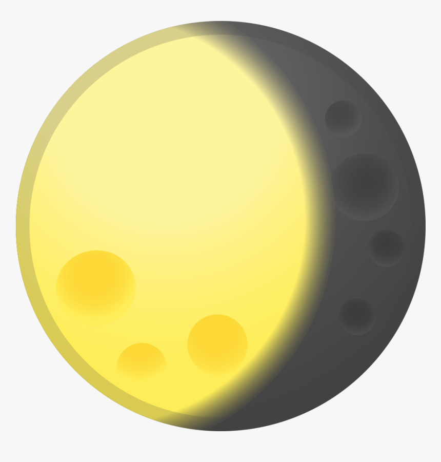 Waning Gibbous Moon Icon - Emoji Mond, HD Png Download