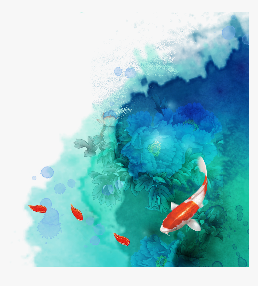 Watercolor Background Green - Watercolor Background Blue Green, HD Png Download