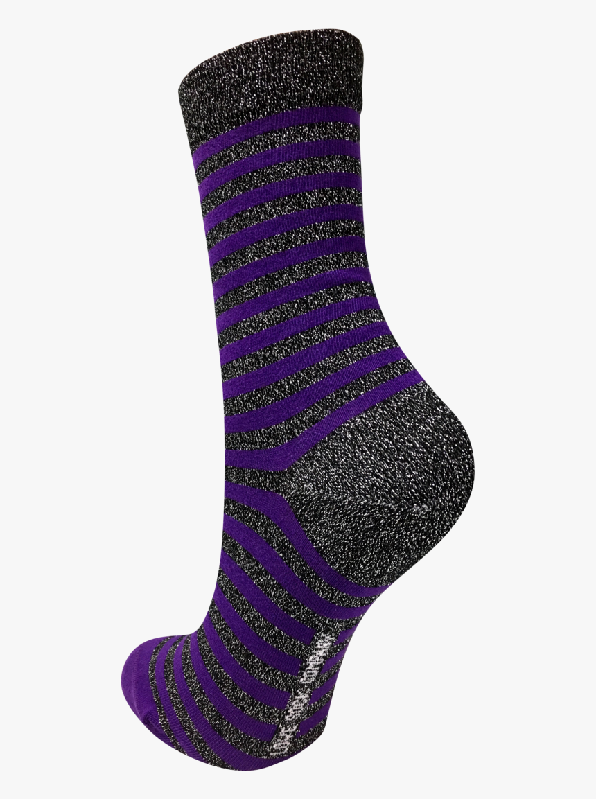 Shimmer Stripes Socks - Sock, HD Png Download