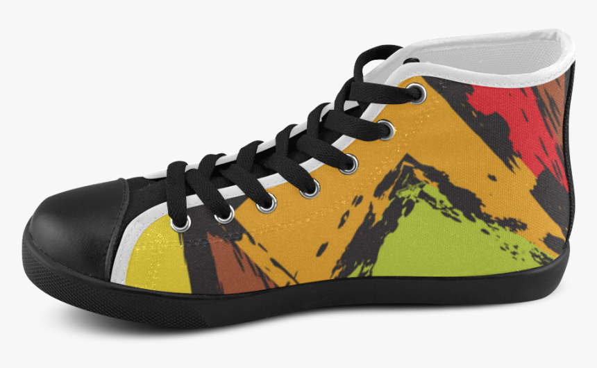 Yellow Brick Road Men S High Top Canvas Shoes - Skate Shoe, HD Png Download