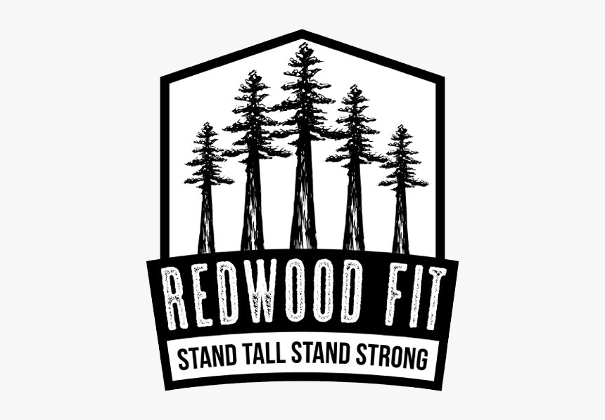 Redwoodfit-black&white Watermark - Illustration, HD Png Download
