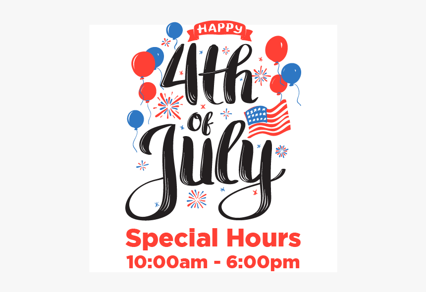 4th Of July Special Hours - Rustic Happy 4th Of July, HD Png Download