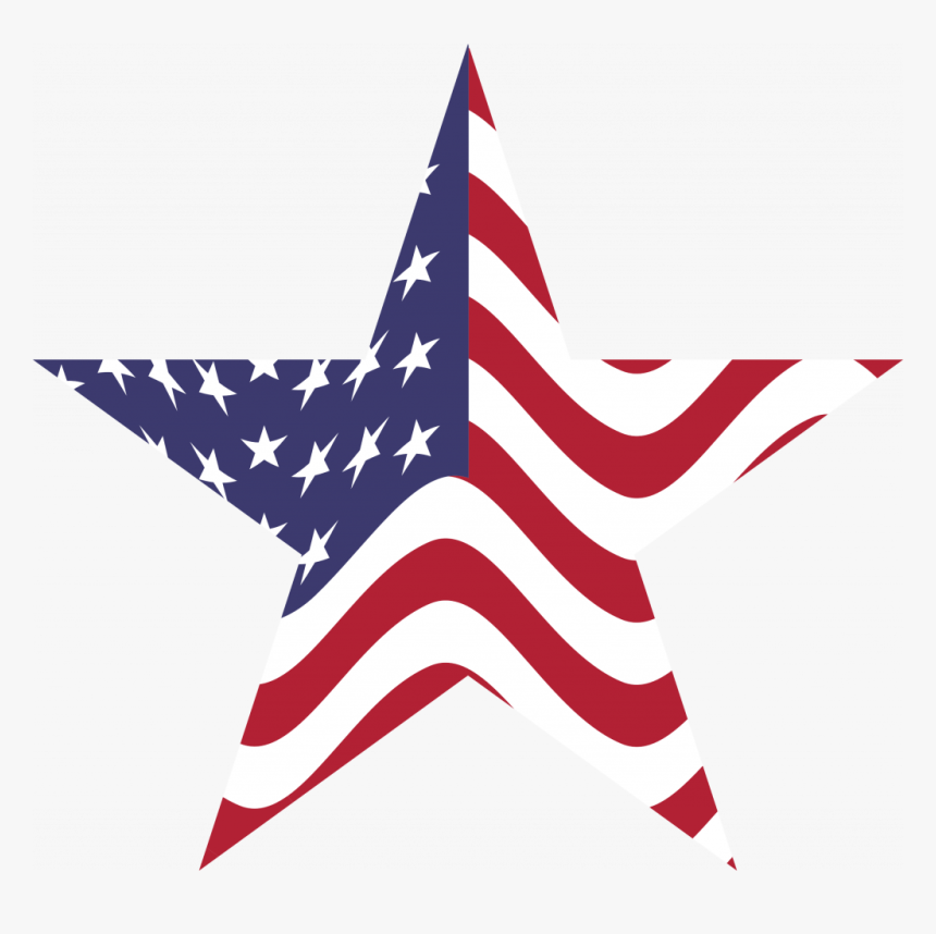 American Flag Star Transparent Background, HD Png Download