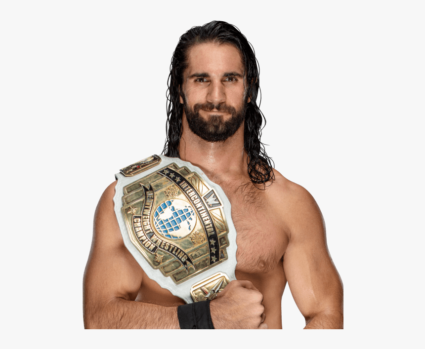 Wwe Intercontinental Championship - Seth Rollins With Universal Championship, HD Png Download