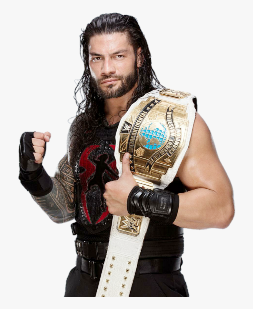 Roman Reigns Ic Champion 2017 By Lunaticdesigner - Roman Reigns Ic Champion Png, Transparent Png