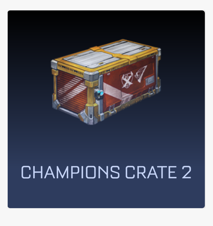 Champions Crate 1 Png - Rocket League Crate Drop, Transparent Png