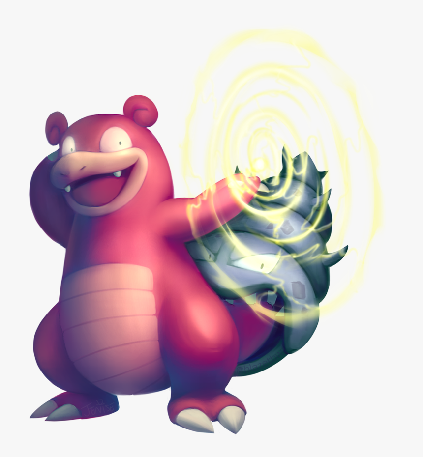Slowbro Used Thunder Wave By Blazetbw - Pokemon Fan Art Slowbro, HD Png Download