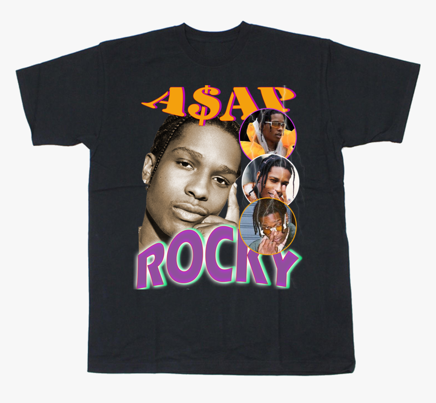 Image Of Asap Rocky Tee - Active Shirt, HD Png Download