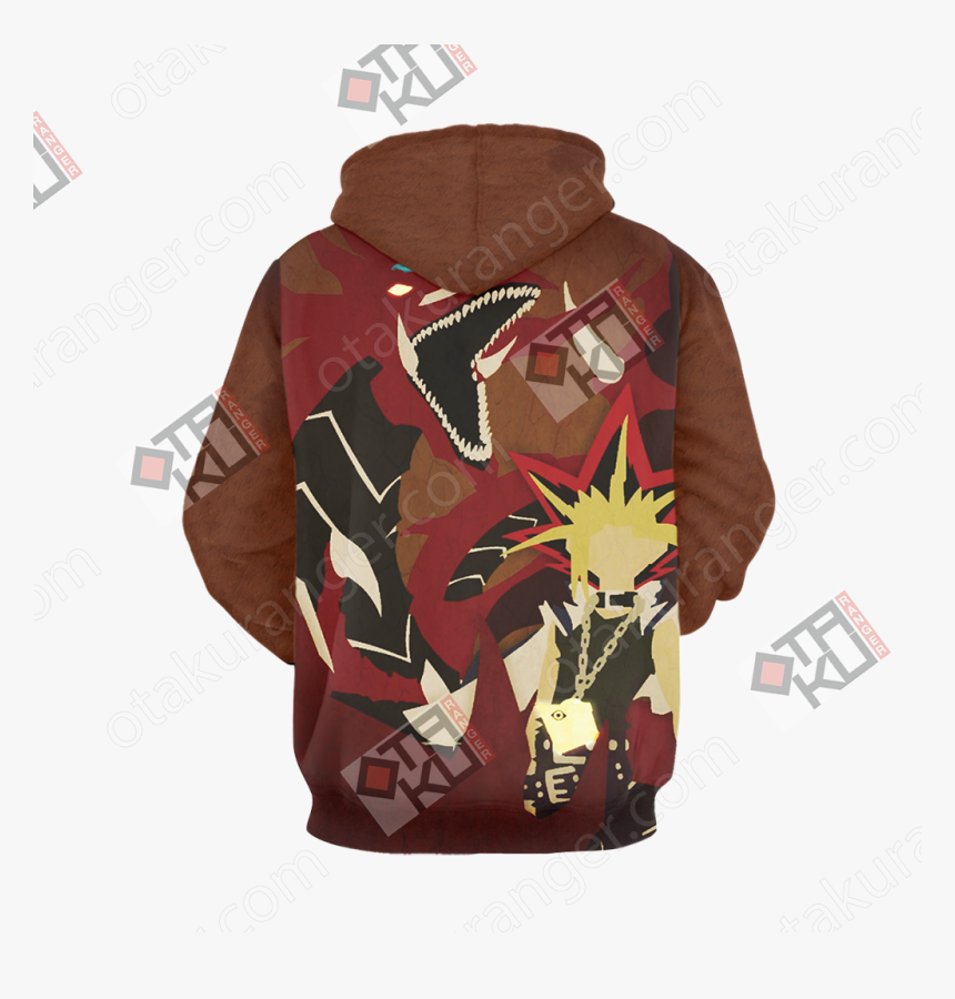 Yu Gi Oh Yugi Muto And Slifer The Sky Dragon 3d Hoodie - Evangelion Asuka T Shirt, HD Png Download