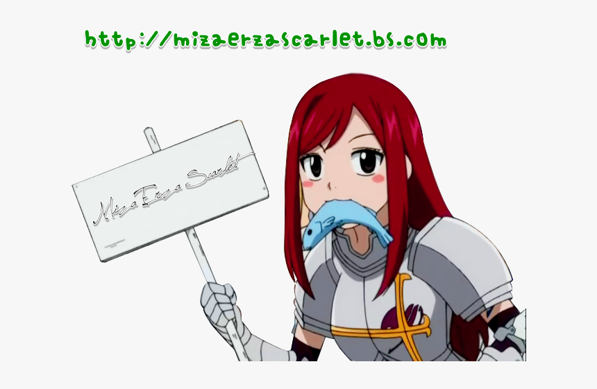 Miza Erza Scarlet - Anime Render Fairy Tail, HD Png Download