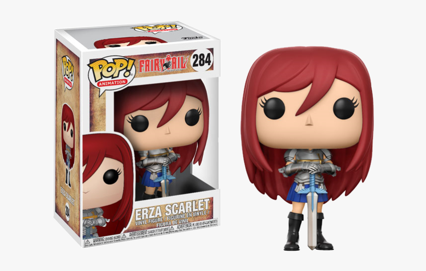 Funko Pop Fairy Tail Erza, HD Png Download