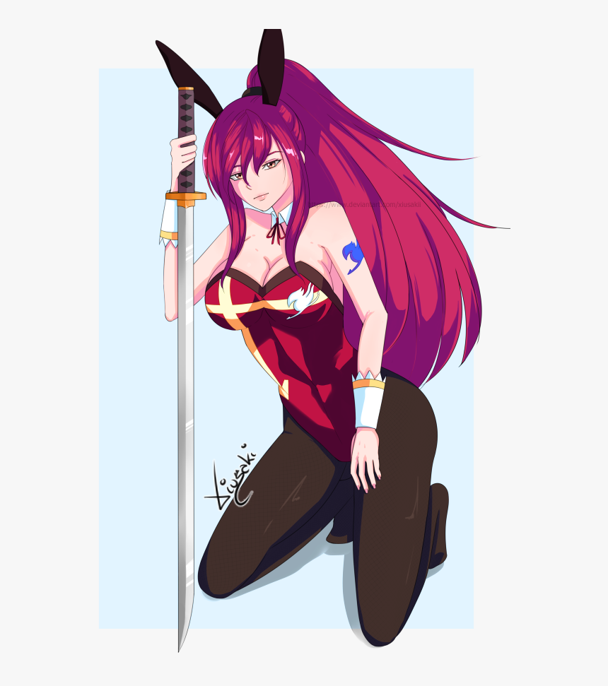 Erza Scarlet - Portable Network Graphics, HD Png Download