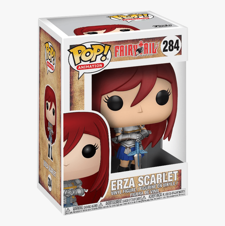 Funko Pop Fairy Tail Erza, HD Png Download