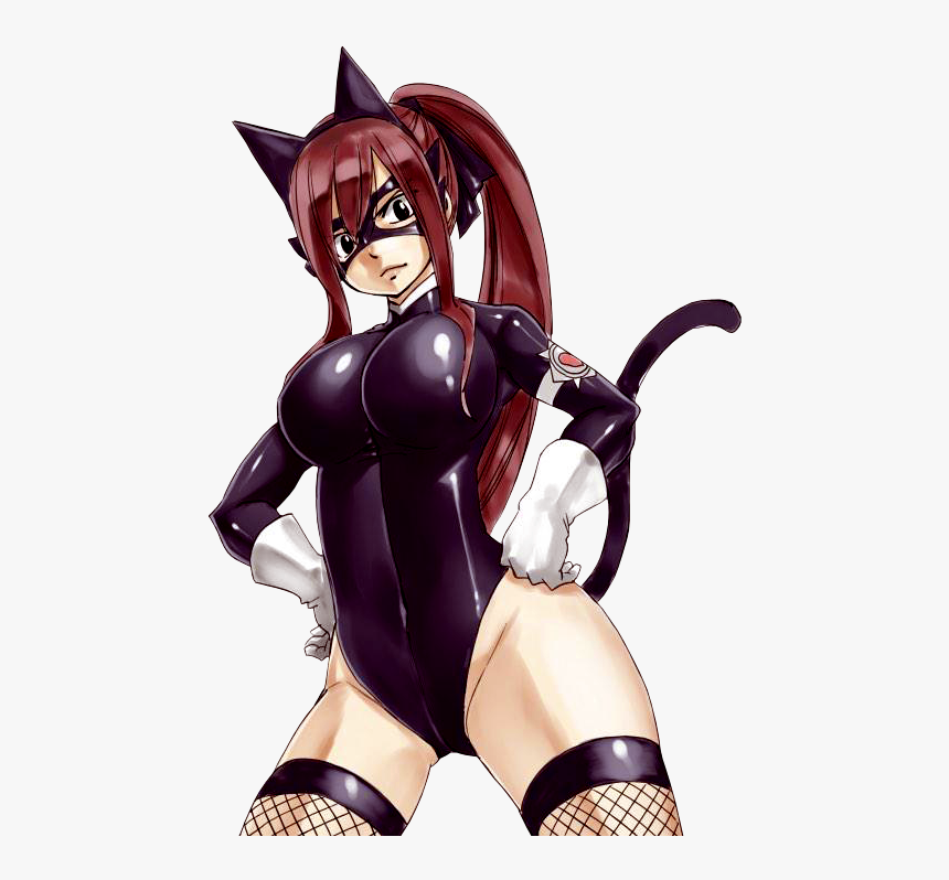 Did Someone Call For Cat Women~ Nya~ - Erza Scarlet Hot Art, HD Png Download