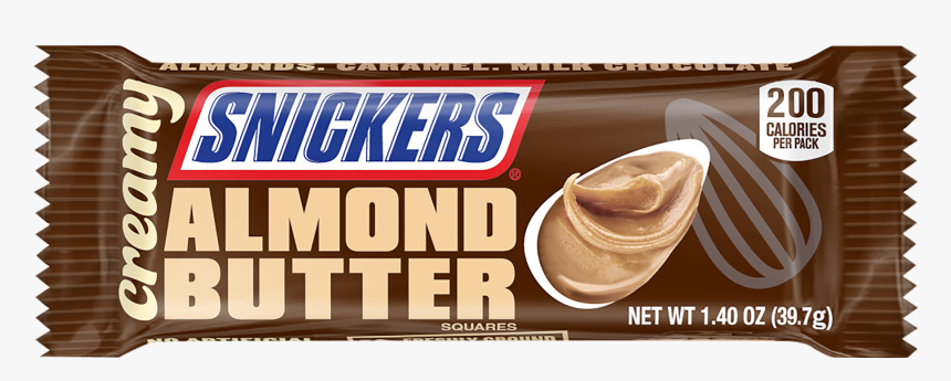 Snickers With Almond Butter, HD Png Download