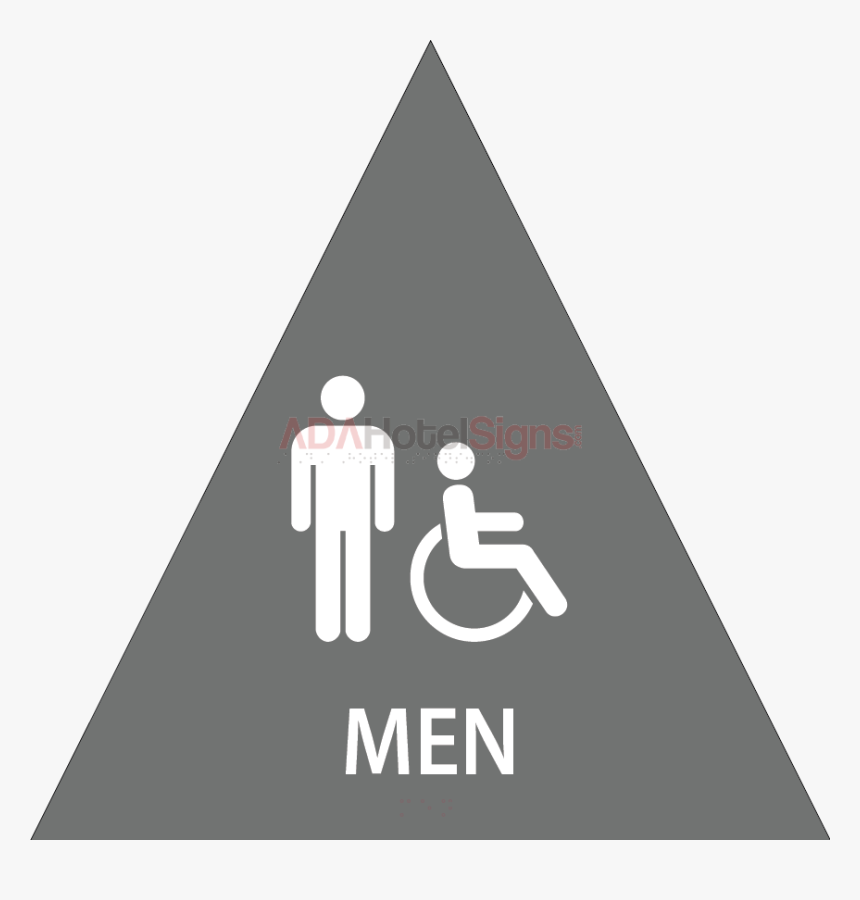 Ca Door Men S Handicap Restroom - Restroom For Men Signage, HD Png Download