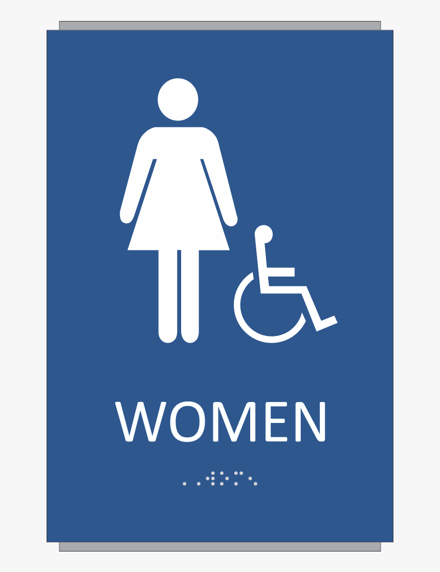 Womens Bathroom Sign, HD Png Download
