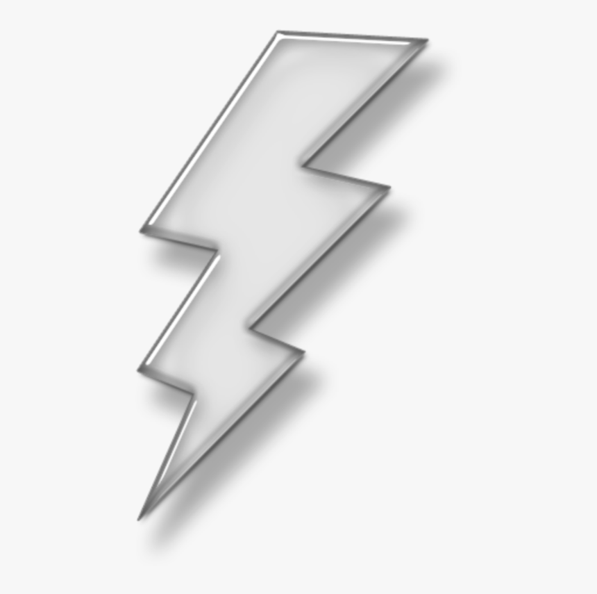 #mq #arrow #3d #3deffect - Transparent Silver Lightning Bolt, HD Png Download
