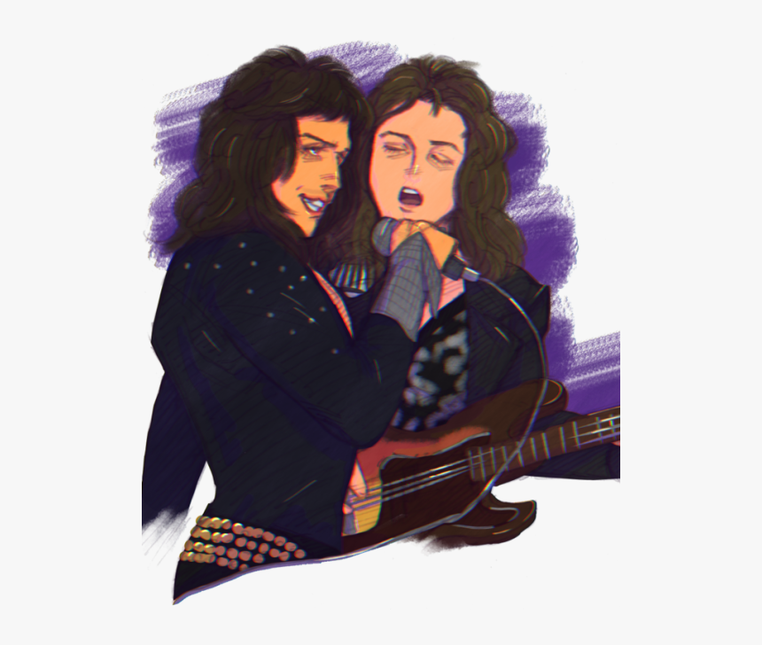 Rami Malek Into Freddie Mercury Cartoon, HD Png Download