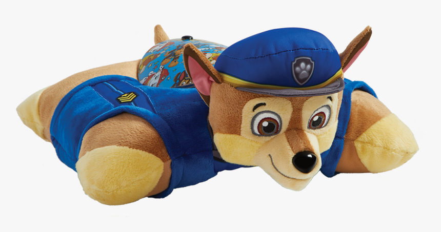 Nickelodeon Paw Patrol Chase Sleeptime Lite Unfolded - Pillow Pets, HD Png Download