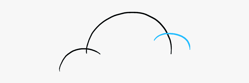 How To Draw Clouds - Line Art, HD Png Download