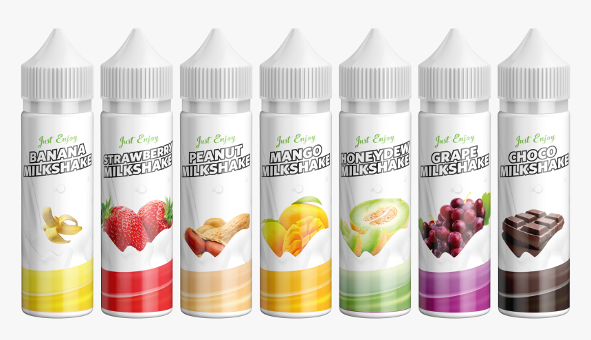 Electronic Cigarette , Png Download - Just Enjoy Milkshake Salt Strawberry, Transparent Png