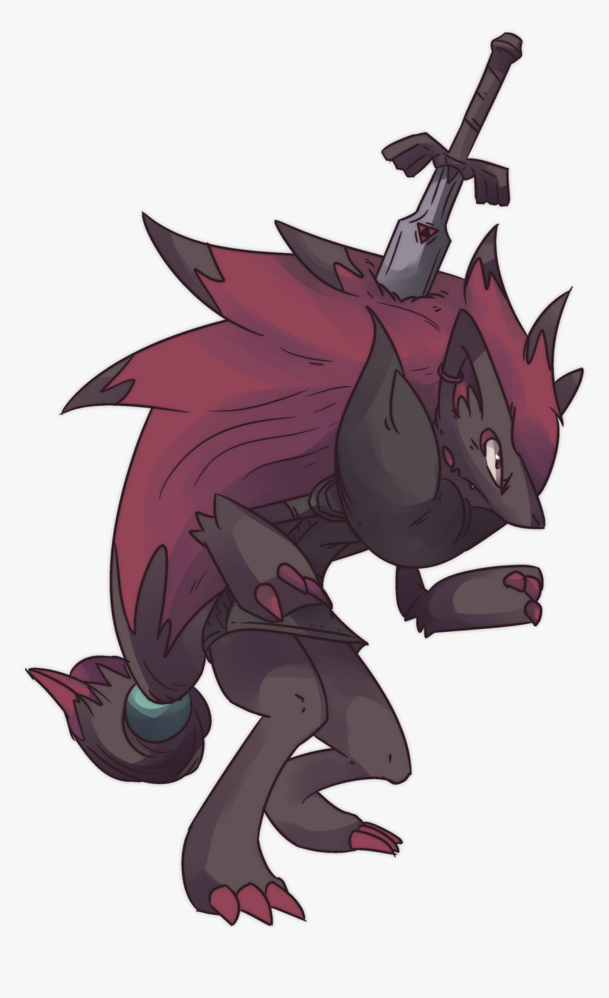 Pokémon X And Y Pokemon Black & White Fictional Character - Link Zoroark, HD Png Download