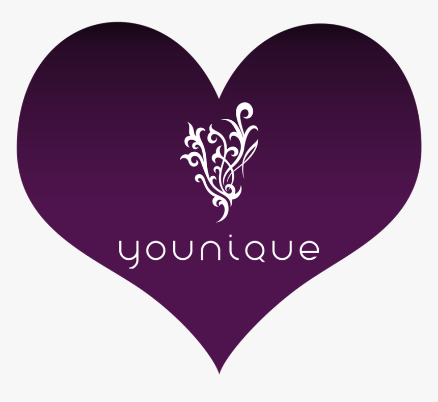 Younique Logo In Heart - Younique Logos, HD Png Download