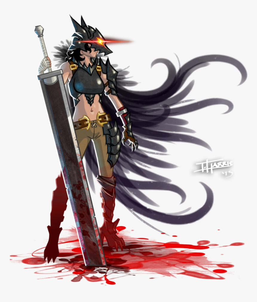 Berserk - Female Guts - “forces - Redux” By Travis - Guts Fanart, HD Png Download