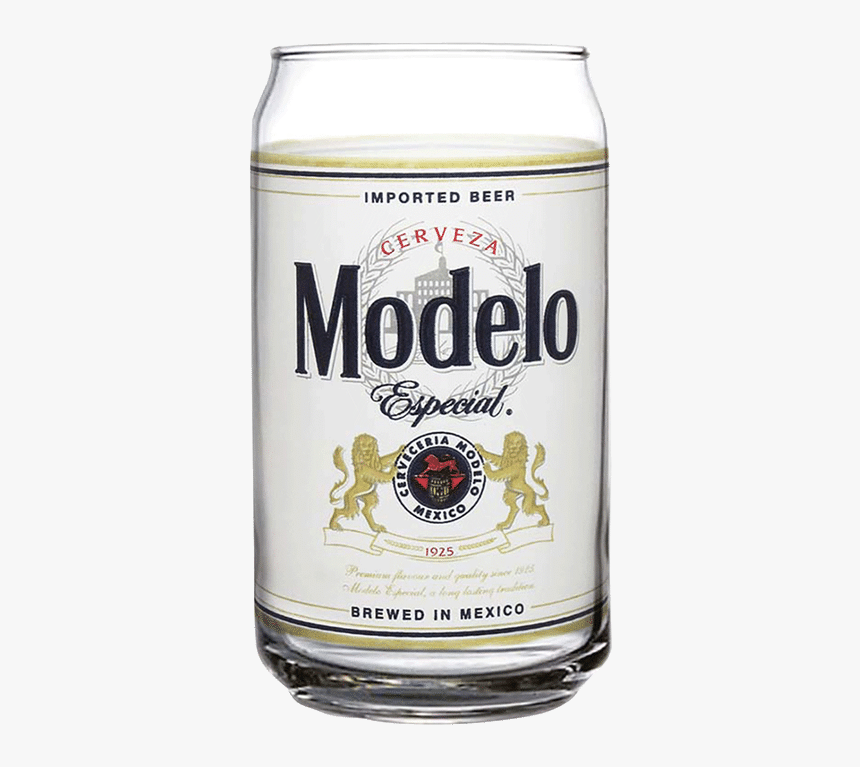 Beer Can Glass - New Modelo Beer Clear, HD Png Download