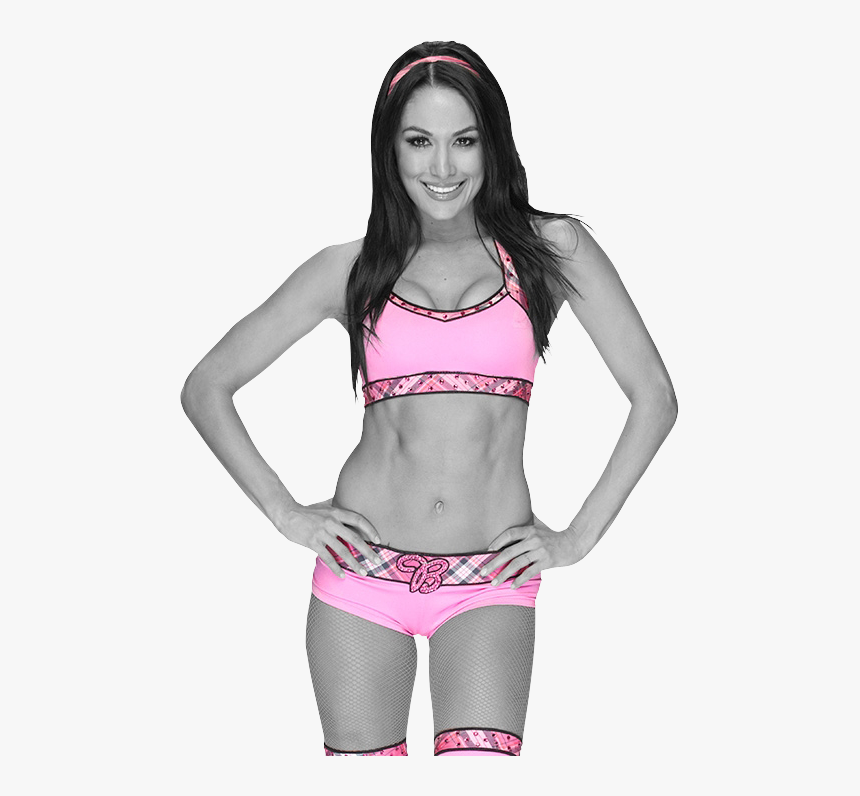 Brie Bella Black And White - Brie Bella Black Pmg, HD Png Download
