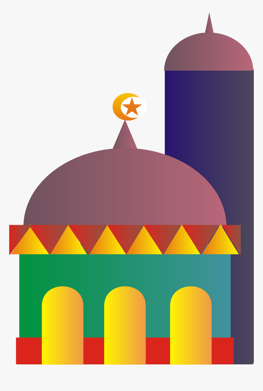 Nyumbang Masjid Masjid Mosque Islam Moslem Muslim Agama - Ramadan Mosque Clip Art, HD Png Download