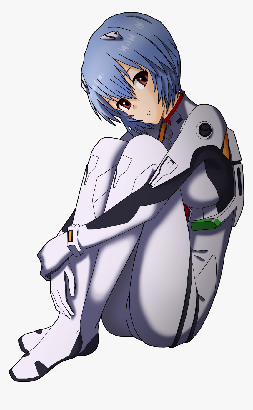 Rei Evangelion Fan Art, HD Png Download
