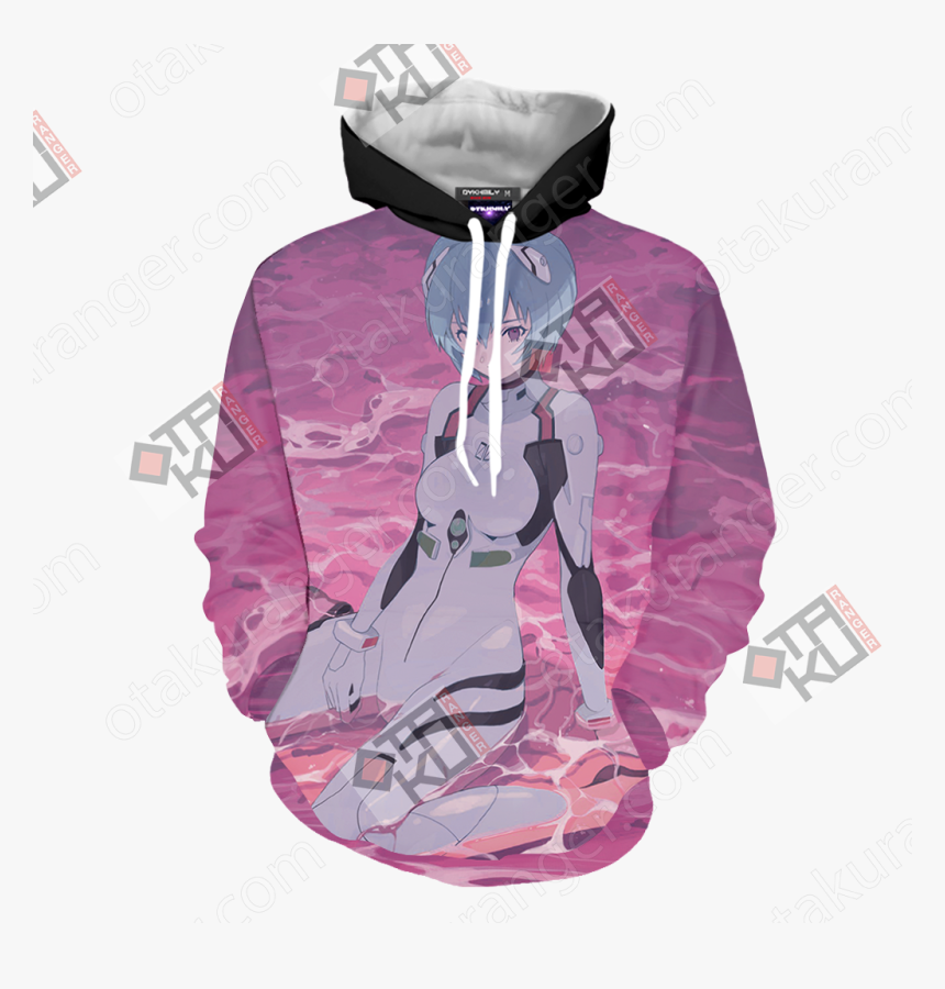 Shin Seiki Evangelion Ayanami Rei 3d Hoodie - Pain Hoodie Naruto, HD Png Download