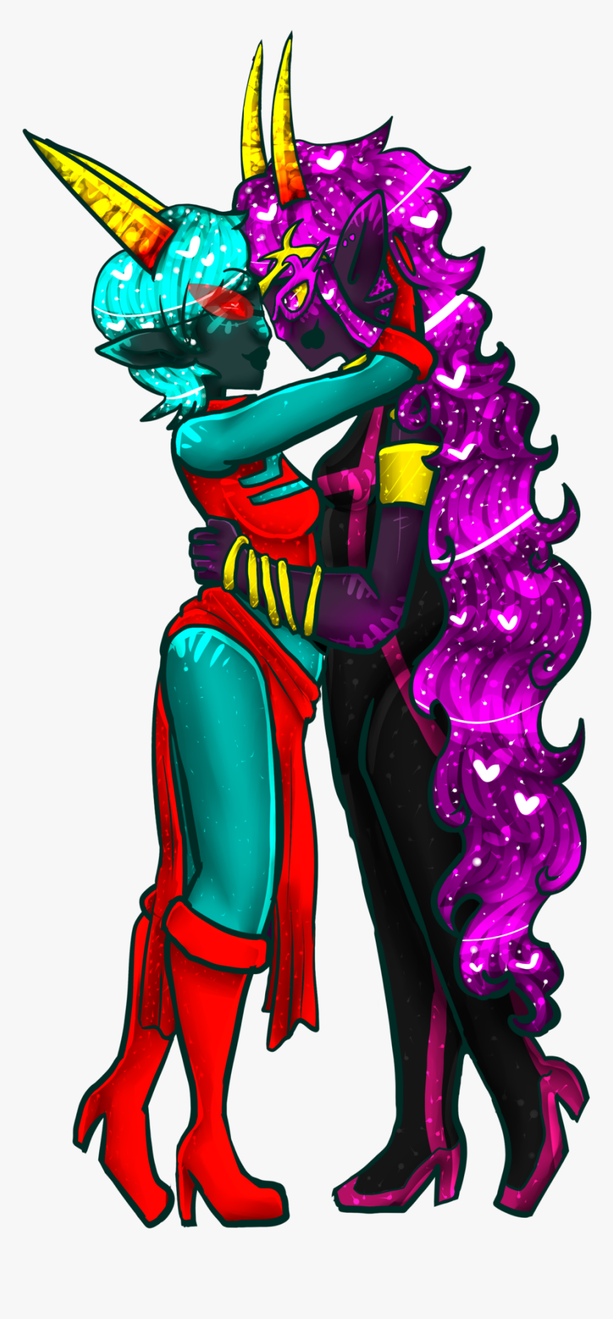 Com Red Glare X Condesense By Evillovebunny500 - Illustration, HD Png Download