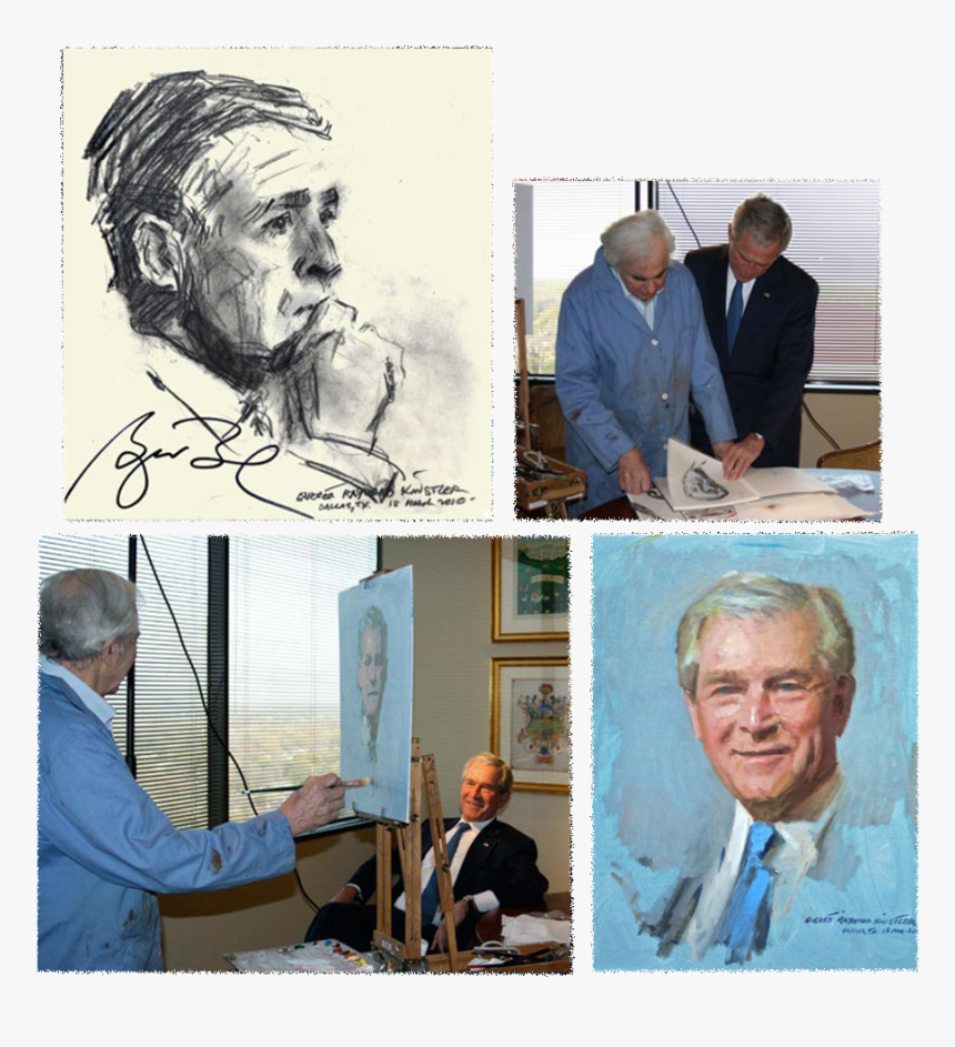 Gwbushcollage - Visual Arts, HD Png Download