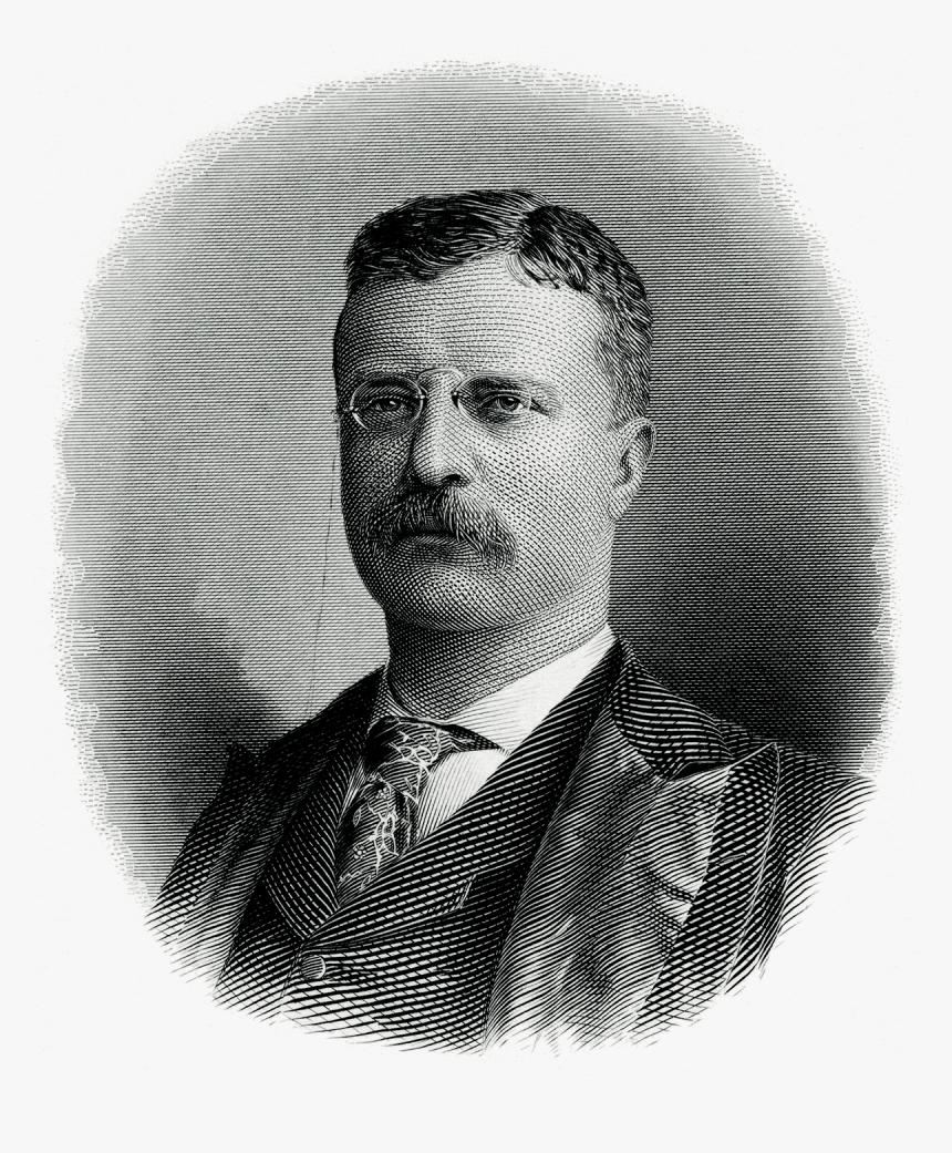 President Theodore Roosevelt - Теодор Рузвельт Арт Png, Transparent Png