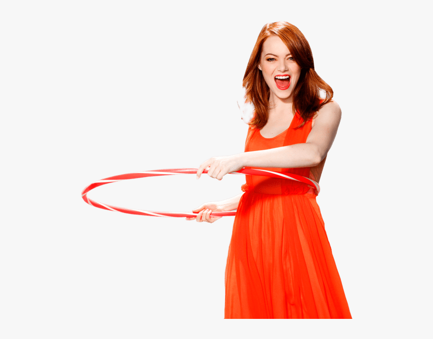 Emma Stone Hula Hoop - Emma Stone Png, Transparent Png