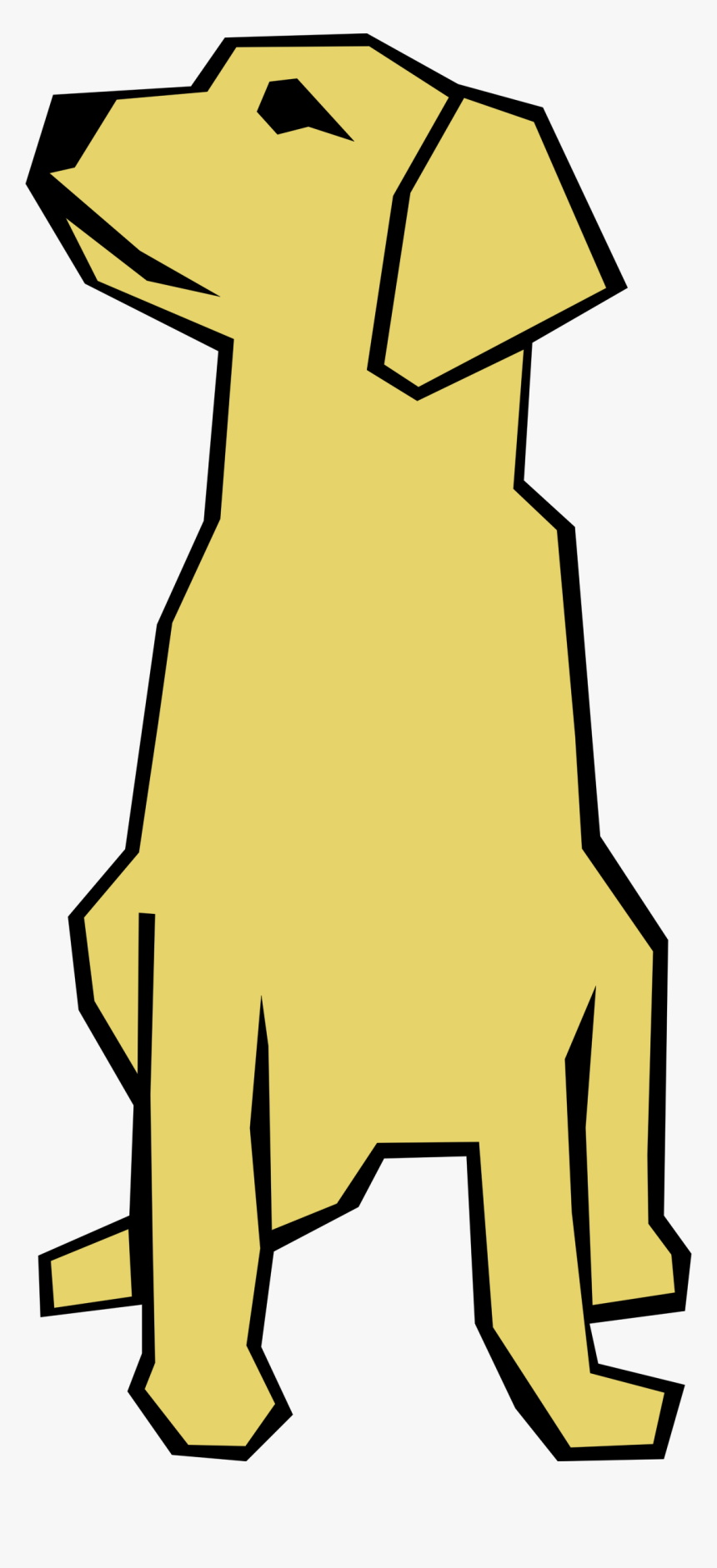 Boxer Dog Clip Art Cliparts Co Boxer Dog Silhouette - Drawings Using Straight Lines, HD Png Download