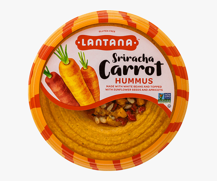 Sriracha Carrot Hummus Lantana, HD Png Download