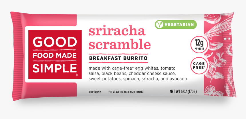 Good Food Made Simple Uncured Bacon Burrito, HD Png Download