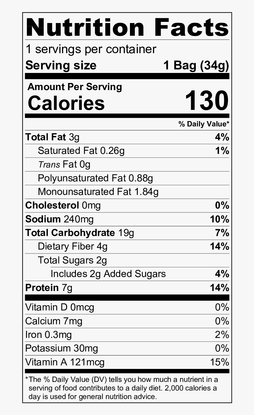 31 Tortilla Chips Nutrition Label Labels Database 2020