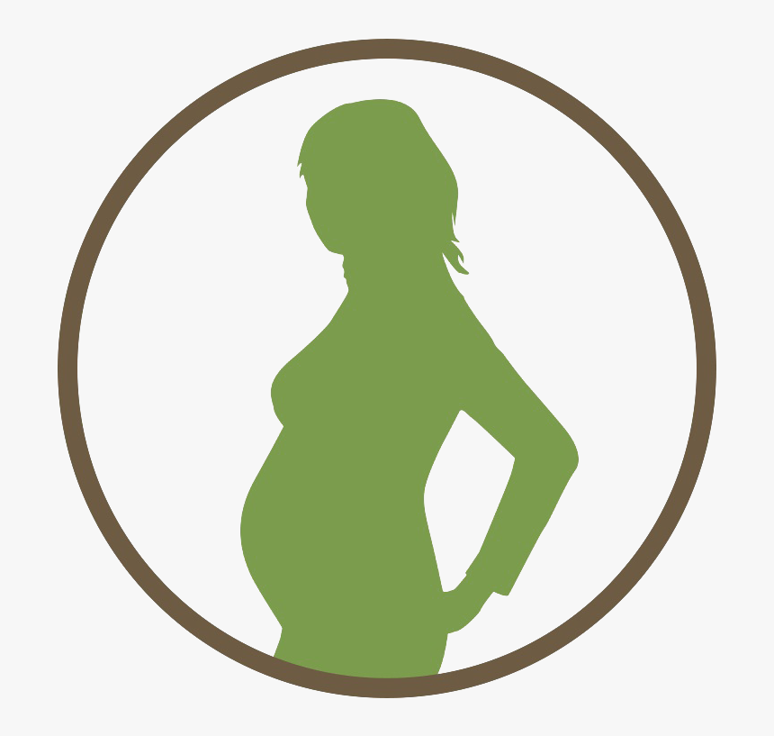Green,hula Hoop,circle,clip Art,silhouette - Pregnancy Png, Transparent Png