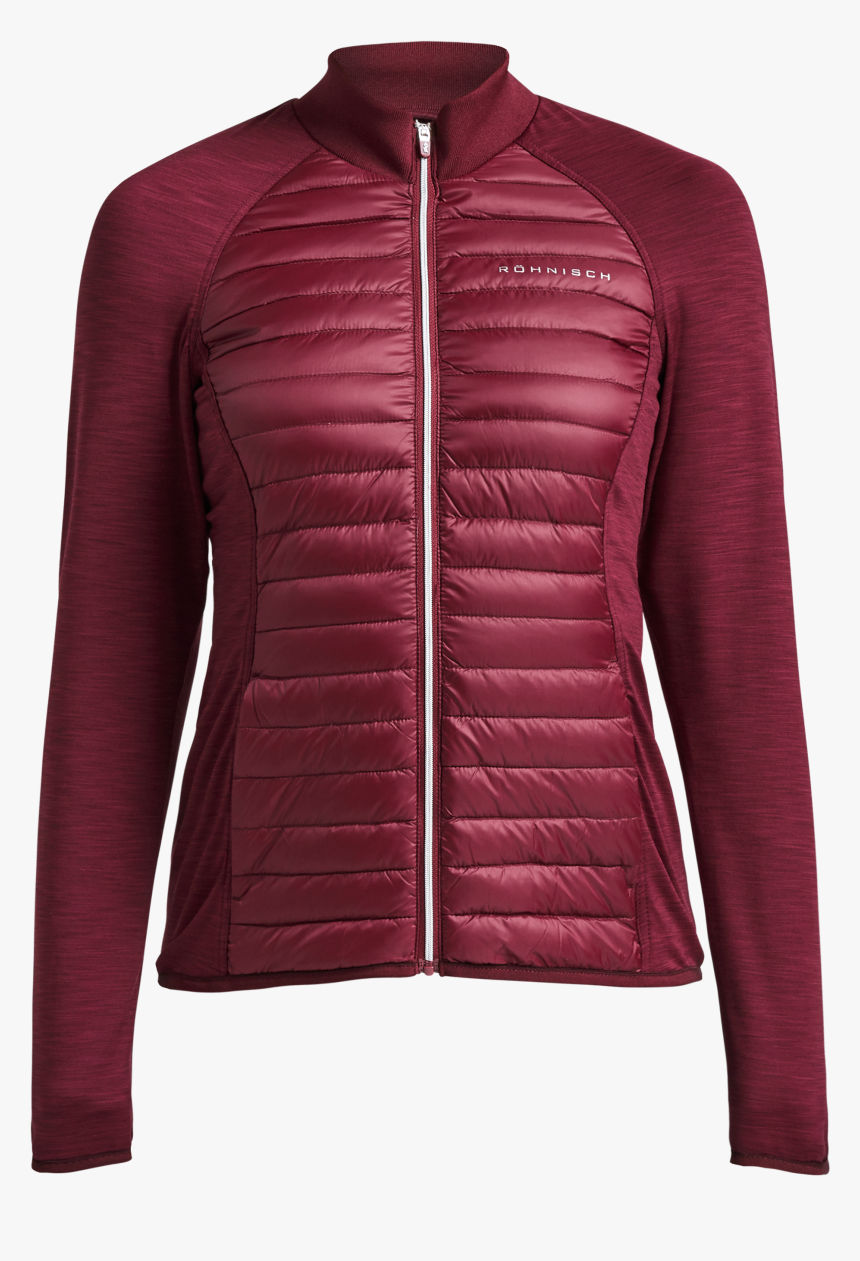 Flex Jacket, Burgundy - Zipper, HD Png Download