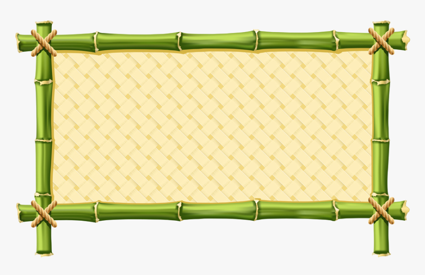 Images Of Frame Png - Bamboo Frame Clipart, Transparent Png