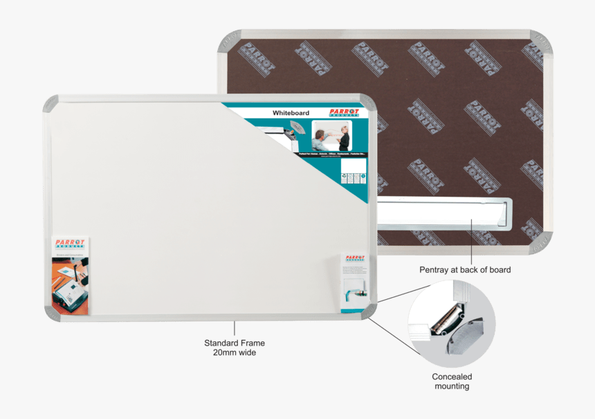 Whiteboard Corners Parrot, HD Png Download