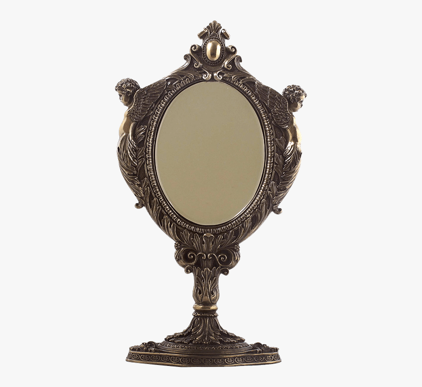 Two Cherubs Mirror - Guzguler Stol Ustu, HD Png Download