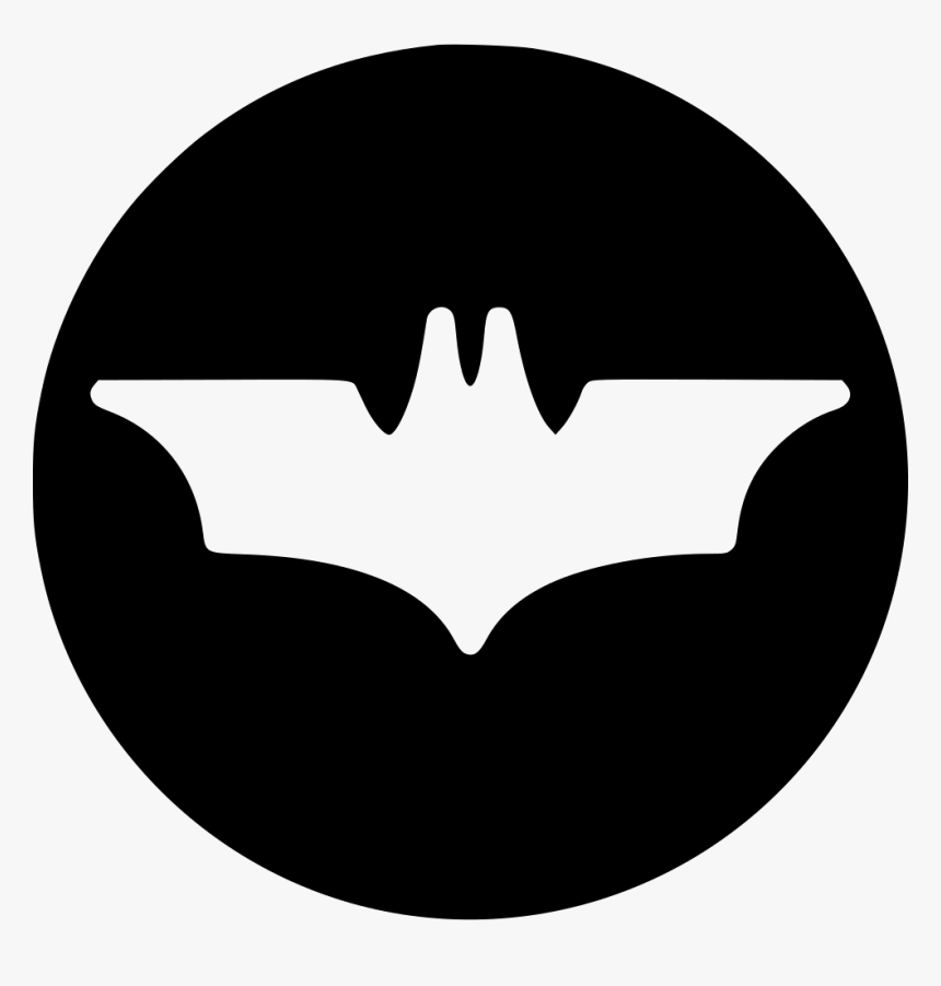 The Dark Knight - White Arrow Left In Circle Pointing Left, HD Png Download
