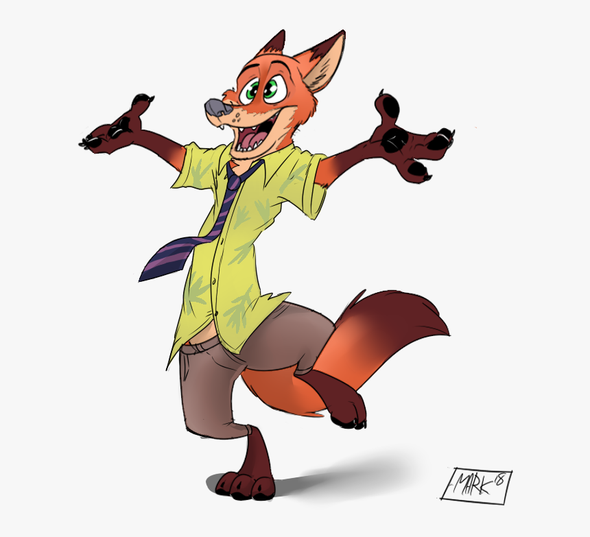 Hugs Me Nick Wilde - Cartoon, HD Png Download