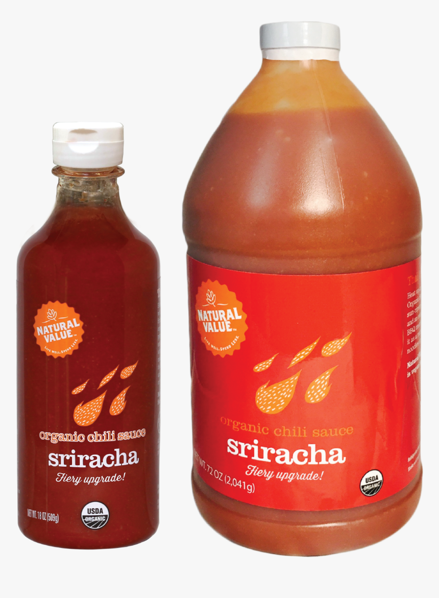 Natural Value® Organic Red Sriracha Sauce, HD Png Download